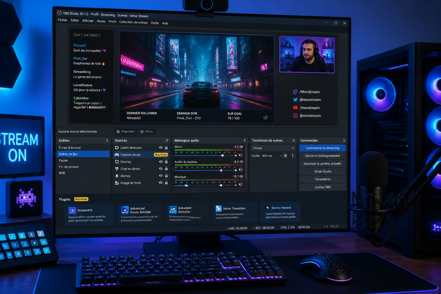 OBS Studio 32.2.2 : ce qui change et les points à vérifier avant la mise à jour
